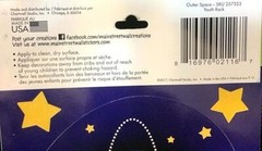 Removable Wall Stickers OUTER SPACE ROCKET PLANET Main Street Clings Decorations