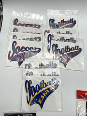 Sports Scrapbooking Sticker Lot School Cheer Football Texas New Mixed