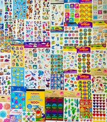 500 STICKER CARTOON THEME, FROZEN Mickey Mouse LION KING BARBIE Harry Potter+