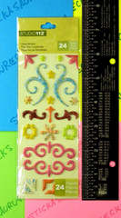 Whimsical Swirls & Frames Pillow Stickers 1 Sheet Sticker Pack Studio 112