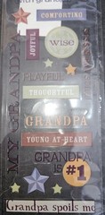 Karen Foster Designs I Love Grandpa 10″ x 2.5″