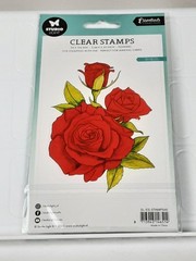 STUDIO LIGHT – CLEAR ACRYLIC STAMPS – BIG ROSES