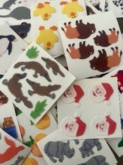 ♡ 5 Mods Sandylion FUZZY Mix Grab Mystery Vintage Stickers Random ♡