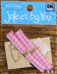 RARE Jolees Mini Sewing Sew Project Thread Pattern Fabric Scrapbook Non-Adhesive