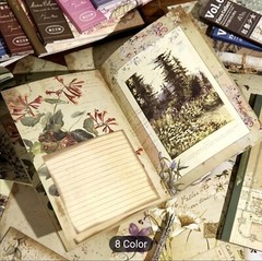 Assorted Lots Beautiful Retro Flora Floral Double-Sided Scrapbooking Paper