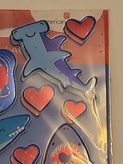 Travel Stickers Lot of 3 Packs Jolee’s 3-D Beach/Pool Vacation Puffy Sharks Jot