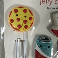 Doodlebug Design Inc. Jelly Clips – Fast Foodies Pkg Of 4 Mixed Media Crafts