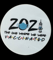 2021 a year in review stickers Corona Masks Shots 3 Lot