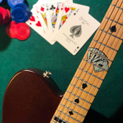 Playing Cards Guitar and Bass Inlay Stickers Markers Fret Decals
