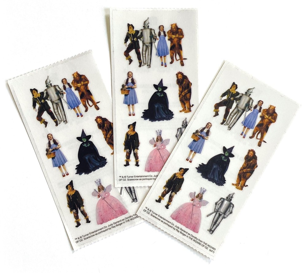 Paper House Productions The Wizard of 3 Half-Sheet Sticker Pack, Characters
