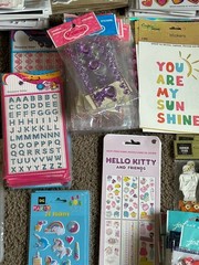 400+ HUGE Sticker Lot Scrapbook Lots Of Different Brands & Subjects