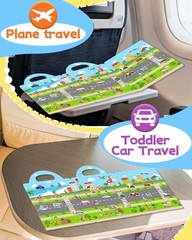Reusable Sticker Book for Toddlers, Travel Stickers for Kids, Toddler Crafts Act