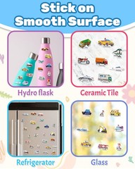 Reusable Sticker Book for Toddlers, Travel Stickers for Kids, Toddler Crafts Act