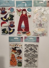 JOLEE’S BOUTIQUE Lot of 29 Dimensional Scrapbooking Stickers Assorted