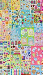 Retro Stickers in bulk – music 70s 80s 90 nostalgia y2k good vibes kawaii peace