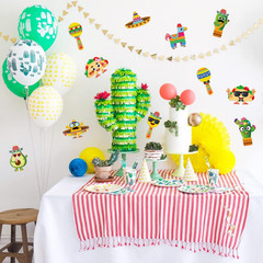 Make Your Own Fiesta Stickers Sheet – 36Pcs Make a Face Stickers Game Mexican Fi