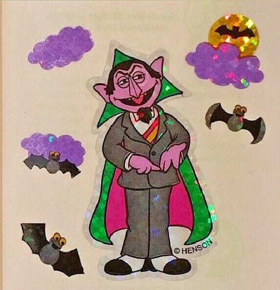 Sandylion Glitter Sticker -Vampire -1 strip (3 mod) -12903
