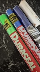 Vintage DuraSeal Adhesive Book Covering Rolls Collectible Brite Colors x4 1990s