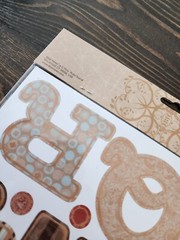 Deja Views Timeless Collections Family Cardstock Letter Stickers RETIRED #21