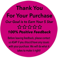 2” Stickers Thank You Purchase Ebay Seller Shipping labels for online sellers