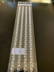 DIY SELF-ADHESIVE CRYSTALS BORDER CRYSTAL STRIPS 4 PCS