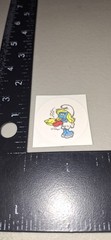 vintage Stickers Scratch N Sniff Smurfet SMURF APPLE, Single,peyo RARE