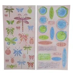 Close to My Heart Reflections Stickease X7056C Discovery Spring Pink Green NEW
