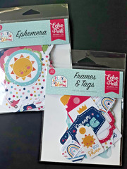 Echo Park «Play All Day»~ GIRL Set~ 16 Pg. Sticker Book, Paper, 2 Ephemera Packs