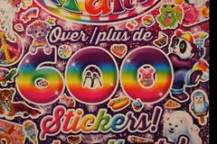 Lisa Frank – Sticker Book – Over 600 Stickers – 5 Sheets – Official Lisa Frank