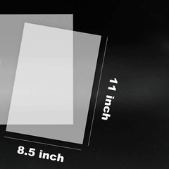 16 Pack Printable Vinyl Clear Sticker Paper Clear Vinyl Sticker Paper Waterproof