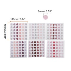1800 Dots Washi Tape Round Coding Labels Sheet 8mm Self-Adhesive 10 Colors