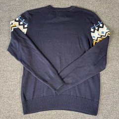 Urban Pipeline Mens Knit Crew Neck Sweaters Arctic Navy Large Grandpa Sweater