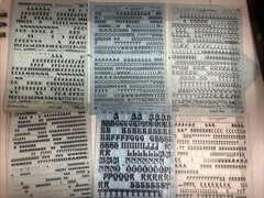 Letraset Letters Numbers Lot Of 85+ Sheets Many Fonts/Sizes + Chartpak Formatt