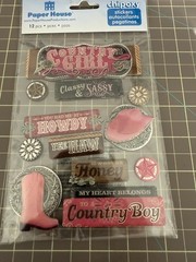 PAPER HOUSE Chipoxy Cardboard Stickers Country Girl/Boy
