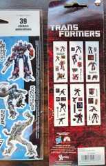 NOS lot of 3 Transformers Stickers 1 Sheet 2010 Pkg and 2 Flip Packs 2011