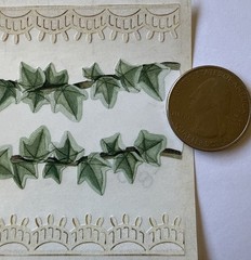 GREEN IVY & LACE BORDER Sticker (4pc)Creative Memories •Garden•Plant•Card Making