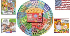 Delightful Scented Stickers for Kids – 68 Sheets, Perfect Gift for Little Ones