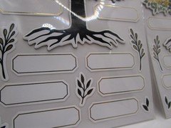 2 PACK Die-Cut Dimensional & Foil Accent Scrapbook Sticker Pack Our Family Tree