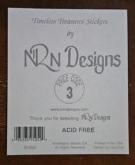 Timeless Treasures Stickers by NRN Design, Patriotic themed, unused