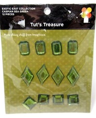 Imaginisce Lot of 7 packs Rhinestone Gem Embellishments Exotic East 70 pcs