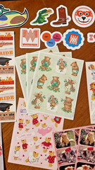 Huge Lot of Stickers over 57 full sheets, Unused, Mix of vintage and recent