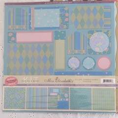 Miss Elizabeth’s Easy Pages 12″x12″ Scrapbooking Paper Pack Lot