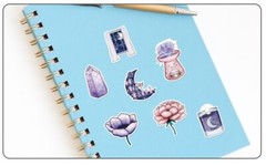 100pcs SPIRITUAL Stickers, Crystal Potion Gothic Stickers, 235