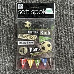 Lot Of Soccer Stickers for Scrapbooking & Paper Crafts – NEW-Variety of Brands