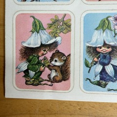 Vintage Victoria Plum Critters Smelly Scratch ‘n Sniff Stickers Very RARE Read