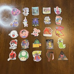 Assorted Cartoon and Pop Culture Stickers – 25 Pack
