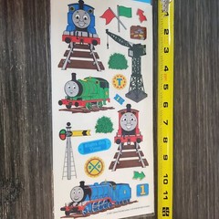 Thomas the Train Engine Stickers Railway Clear Mylar NOS Vintage 2005 SandyLion