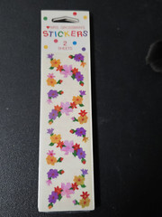 Mrs. Grossman Floral Stickers – New – YOU CHOOSE – Sealed 2-3 Sheets