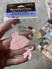 Dance/Cheerleading Scrapbook Lot, Stickers, Transfers, Jolee’s