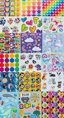 399 Sticker SCRATCH N SNIFF STINKY STICKERS SCENTED FUN CUTE EASTER THEMES
